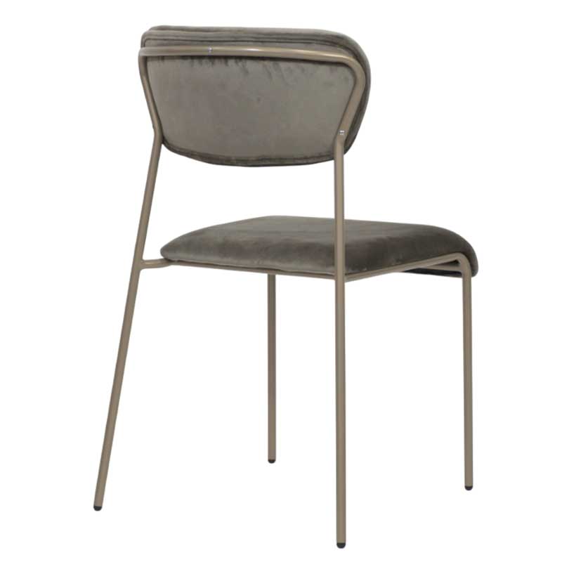 Velvet Upholstered Chair